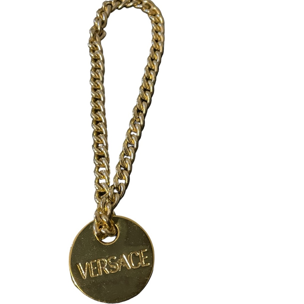 Versace Versus Gold-toned Bag Charm/Bracelet - Picture 1 of 4